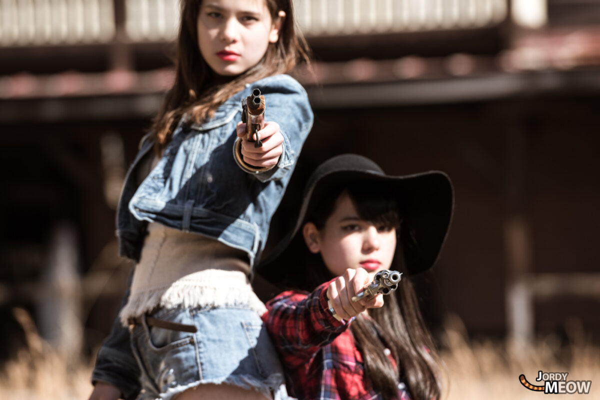 Exploring abandoned Western theme park captures eerie beauty of decaying attractions and buildings.